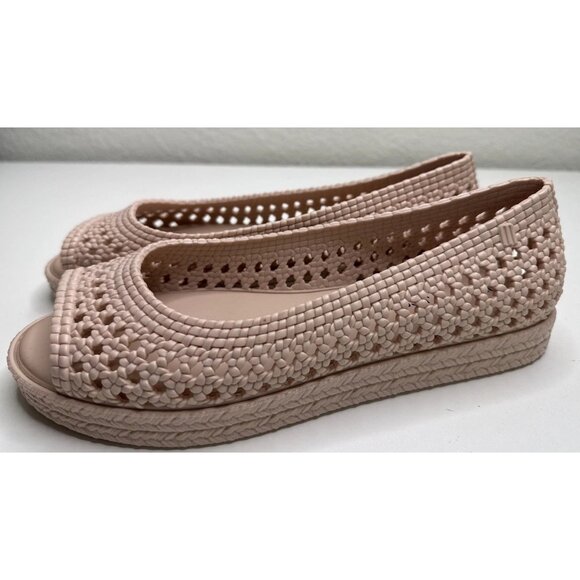 Melissa + Jason Wu Open Toe Camilla Woven Jelly Sandals Size 8 - Picture 3 of 11